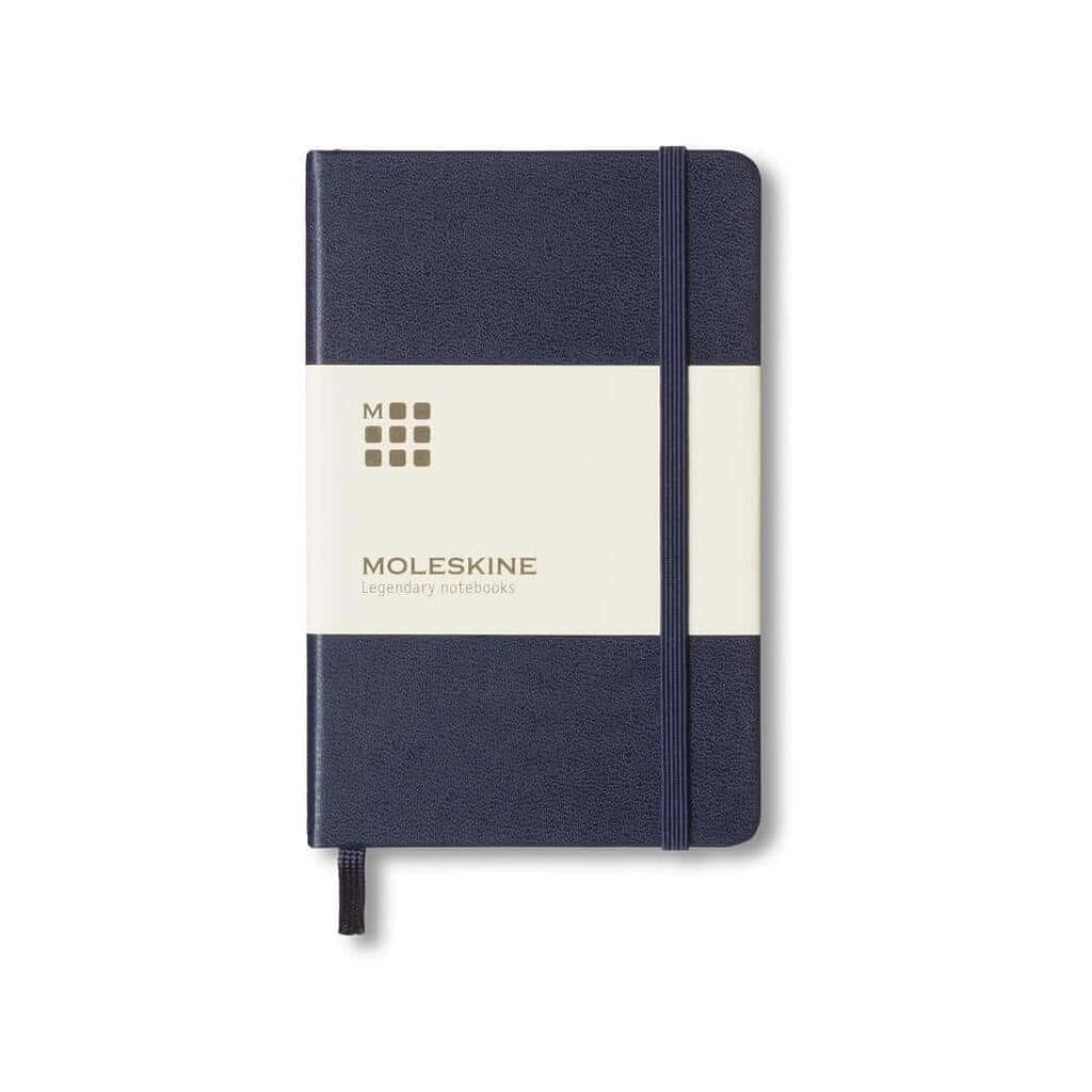 Moleskine Pocket Notebook - Hard Cover - Ruled - Navy Blue corporate gift