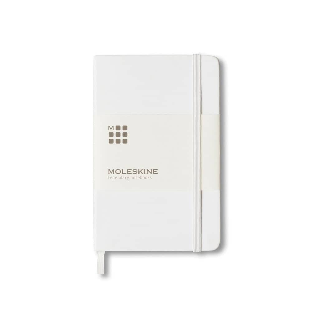 Moleskine Pocket Notebook - Hard Cover - Ruled - White corporate gift