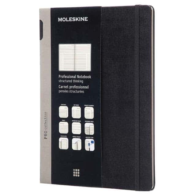Moleskine Professional Notebooks - L Size Black