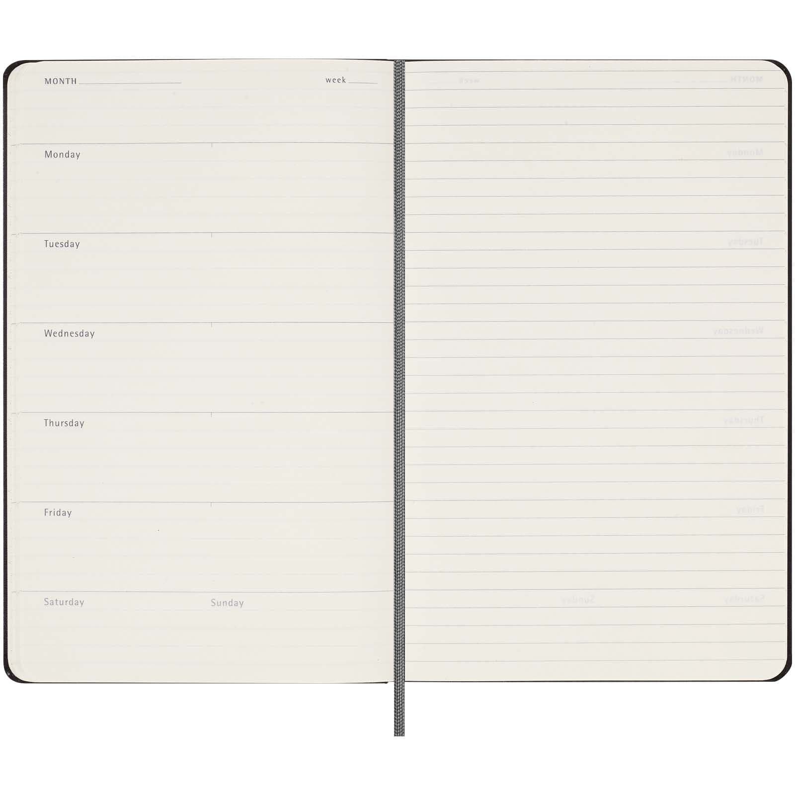 Moleskine Undated 12 Month Weekly Planner - Hard Cover - Large detail 5