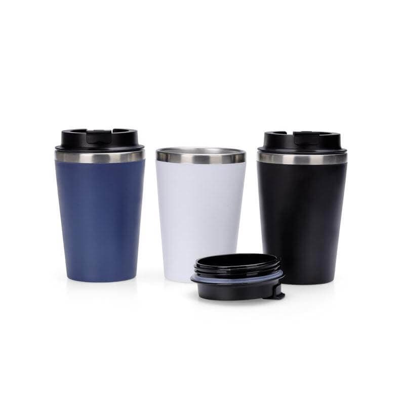MOSS - Giftology Steel/PP Double Wall Tumbler - 350ml - Black detail 7
