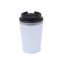 MOSS - Giftology Steel/PP Double Wall Tumbler - 350ml White
