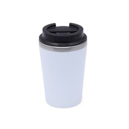MOSS - Giftology Steel/PP Double Wall Tumbler - 350ml White