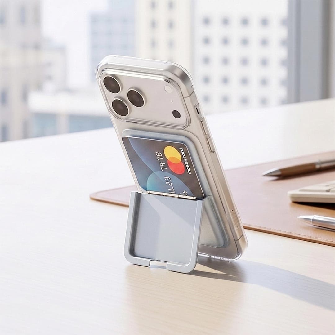 NAPIER - MagCase Phone Cardholder - Grey detail 5