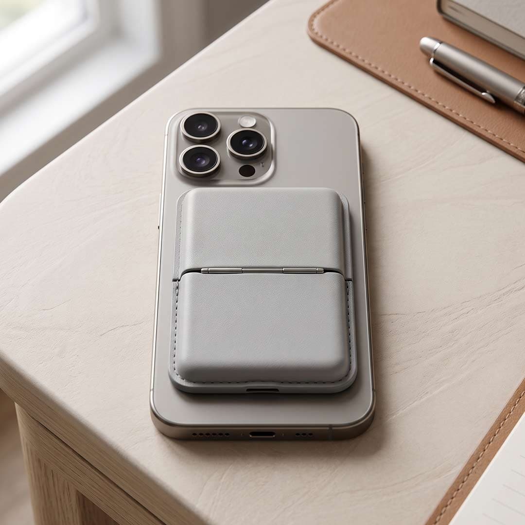 NAPIER - MagCase Phone Cardholder - Grey detail 6