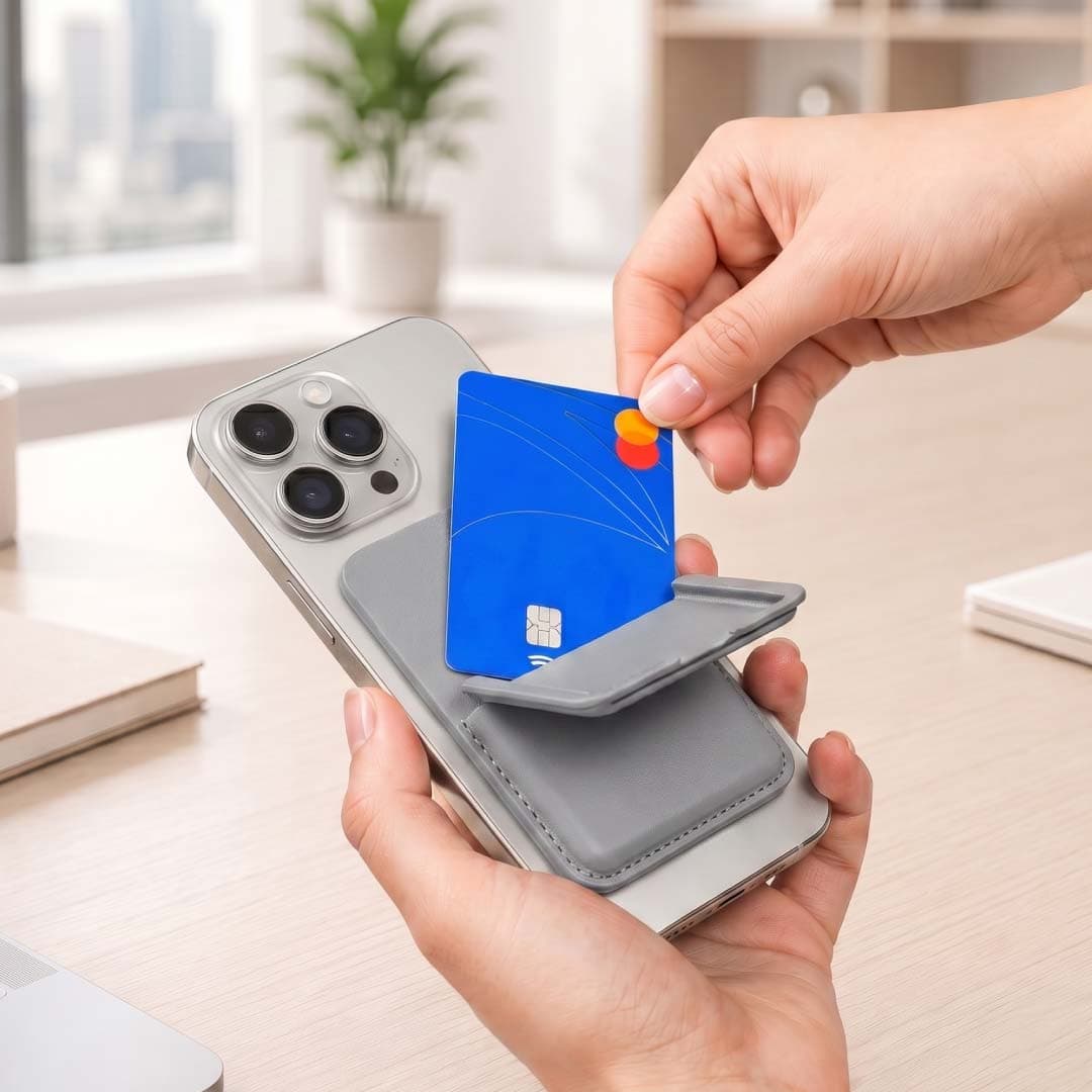 NAPIER - MagCase Phone Cardholder - Grey detail 7