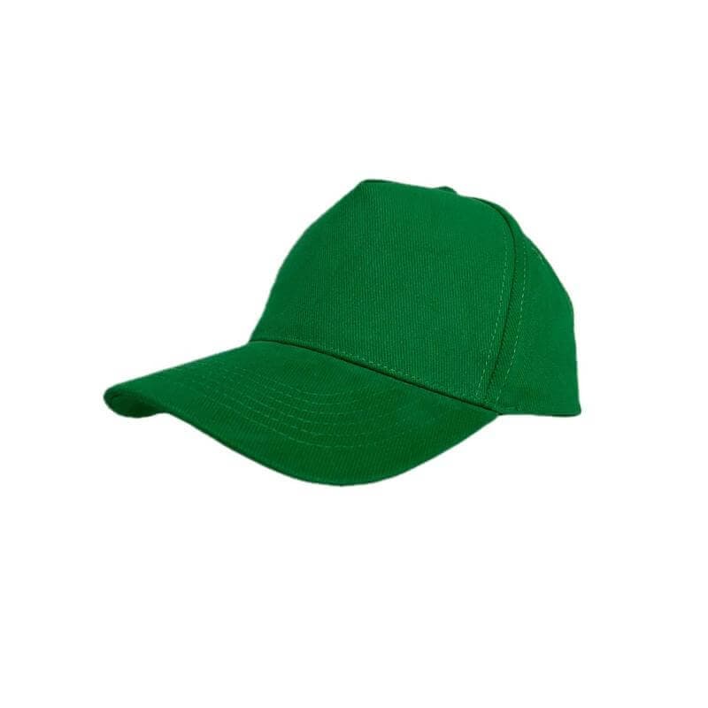 NARVA - 5 Panel Heavy Brushed Cotton Cap - Black detail 3