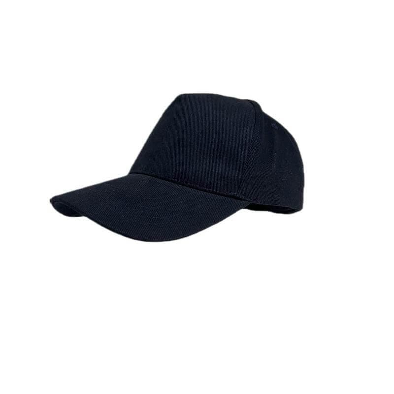 NARVA - 5 Panel Heavy Brushed Cotton Cap - Black detail 6