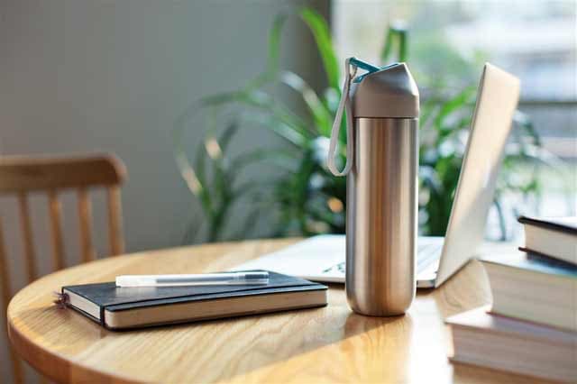 NEVA - XDDESIGN Stainless Steel Water Bottle Grey-Blue detail 5