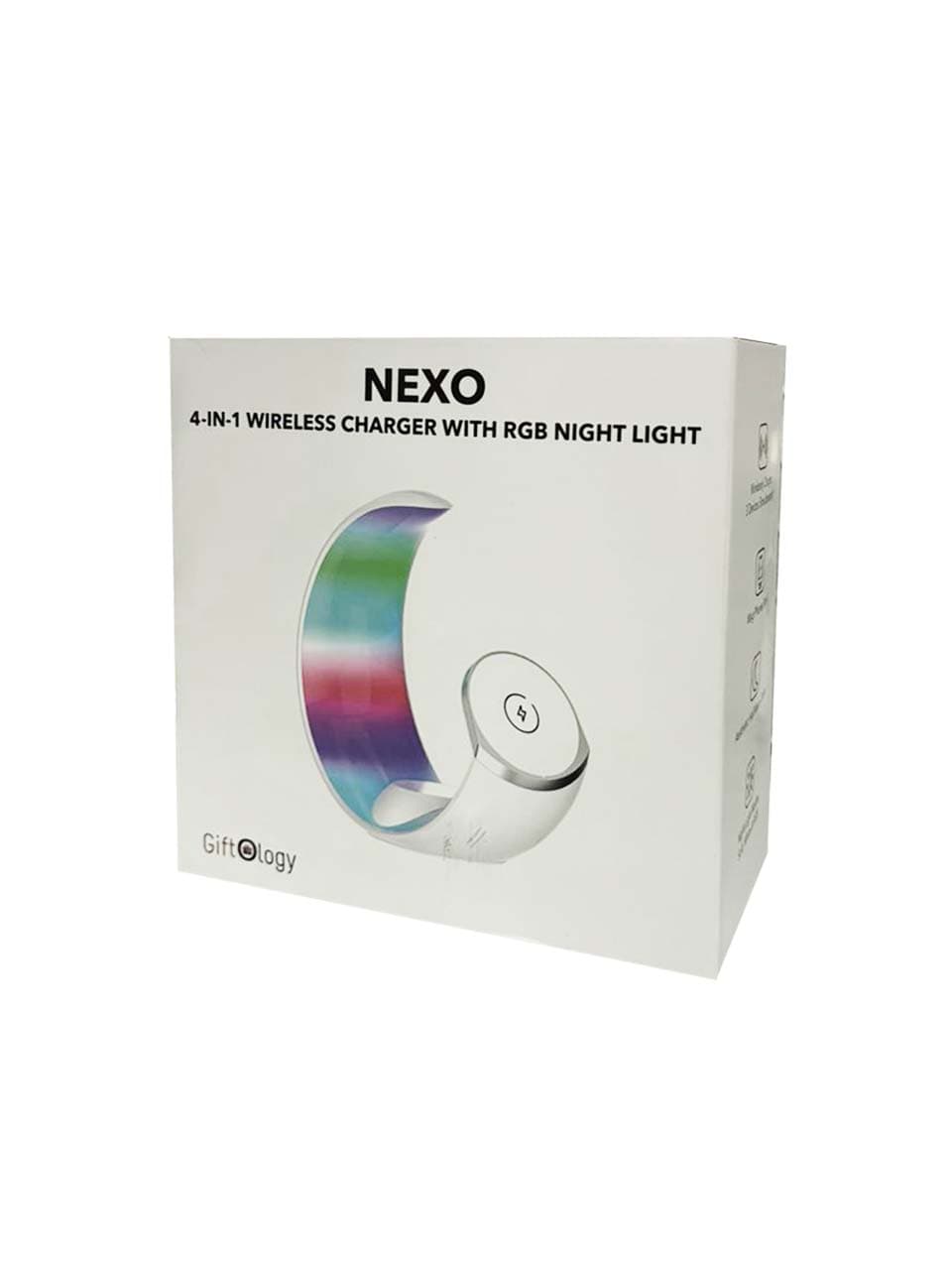 NEXO - Giftoloy 4-in-1 Wireless Charger with Night Light - White detail 6