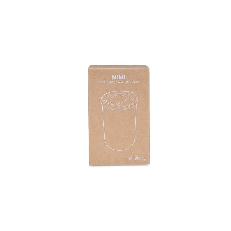 NIMI - Giftology Double Wall Travel Mug 300ml - Black detail 2