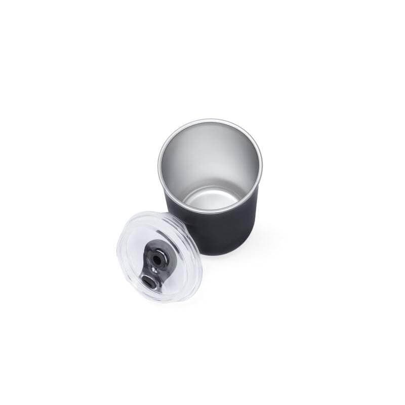NIMI - Giftology Double Wall Travel Mug 300ml - Black detail 4