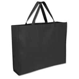 Non-woven Shopping Bag Horizontal Black