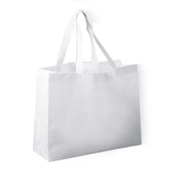Non-woven Shopping Bag Horizontal White