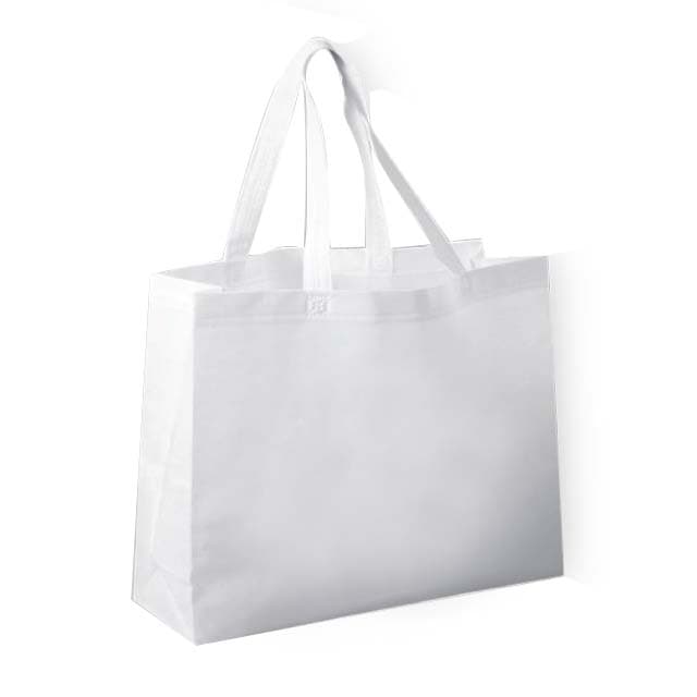 Non-woven Shopping Bag Horizontal - Black detail 3