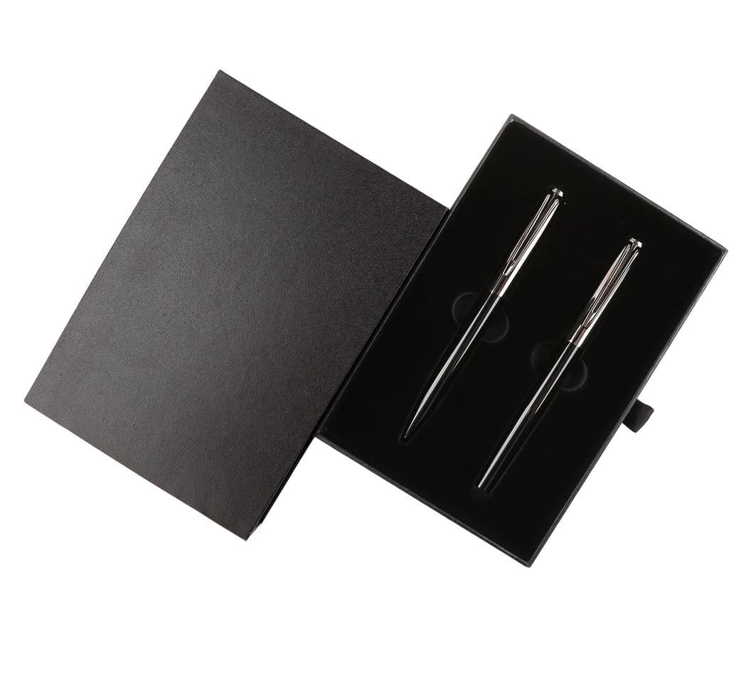 NORA - Gift Set of Roller and Ball Pen - Black detail 2