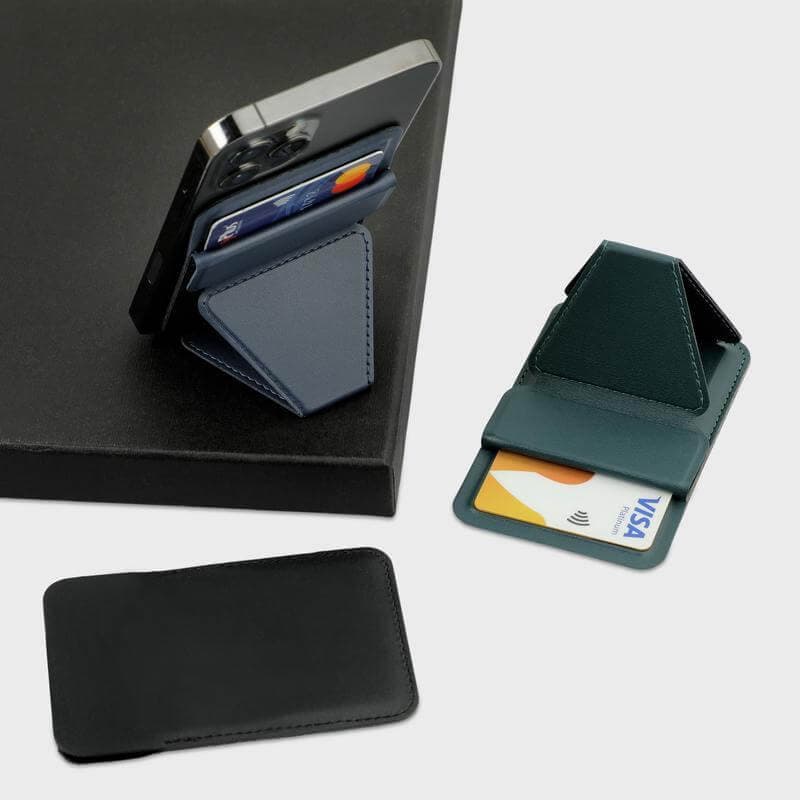 ODDA - Mag Card Holder with Phone Stand - Black detail 2