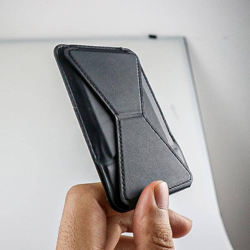 ODDA - Mag Card Holder with Phone Stand - Black detail 3