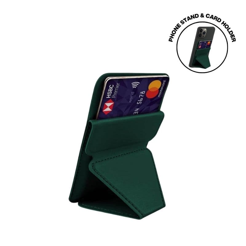 ODDA - Mag Card Holder with Phone Stand - Green corporate gift