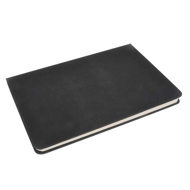 ORSHA - SANTHOME A5 rPET & FSC Certified Notebook - Black (Anti-Microbial) detail 3
