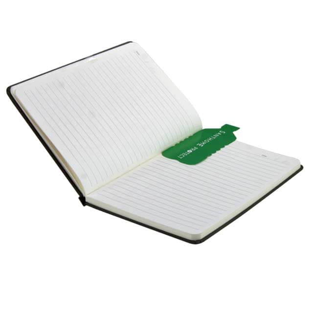 ORSHA - SANTHOME A5 rPET & FSC Certified Notebook - Black (Anti-Microbial) detail 4