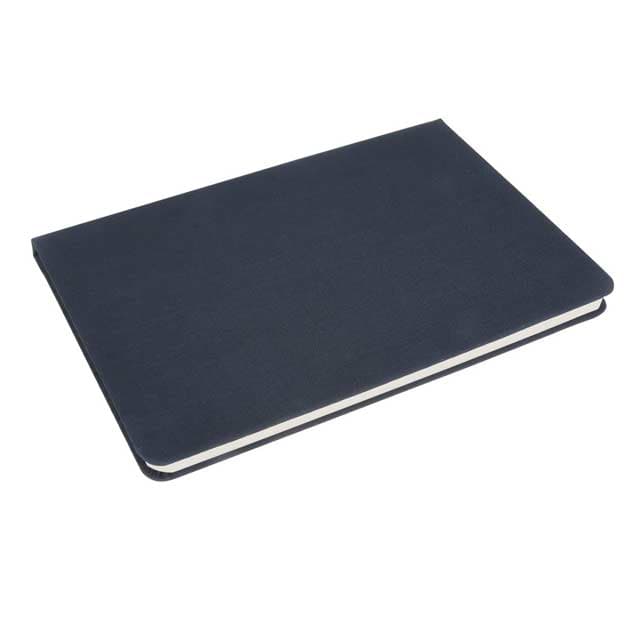 ORSHA - SANTHOME A5 rPET & FSC Certified Notebook - Navy Blue (Anti-Microbial) detail 2