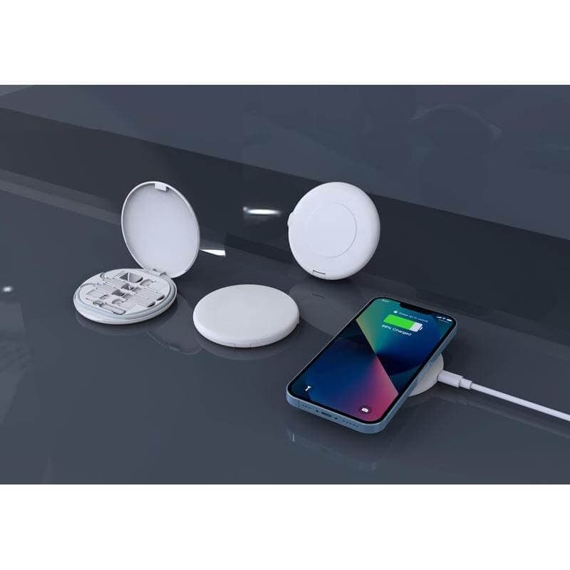 OSLO - @memorii Recycled 15W Wireless Charger Multi - Cable Set - Black detail 7