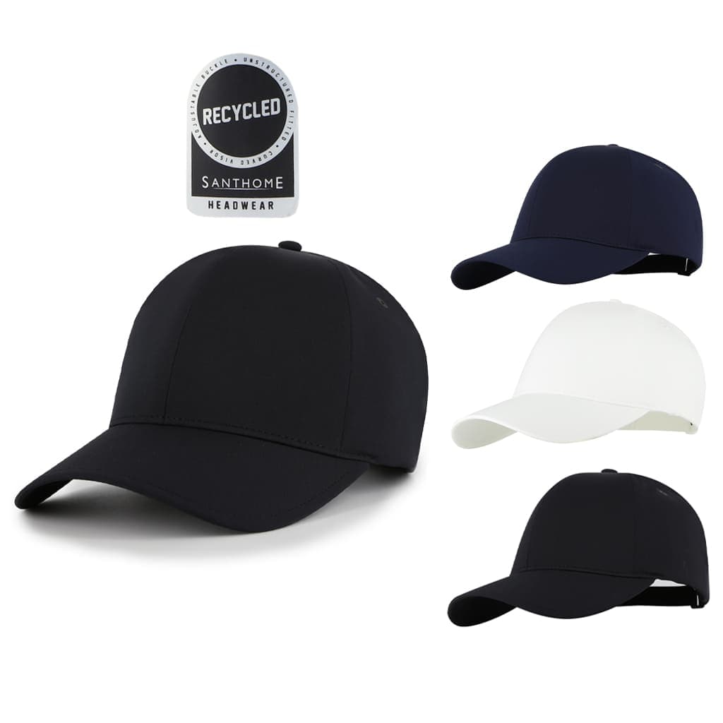 PEAK - Santhome® DryNCool® Advanced Seamless 6-Panel Cap - Black detail 5