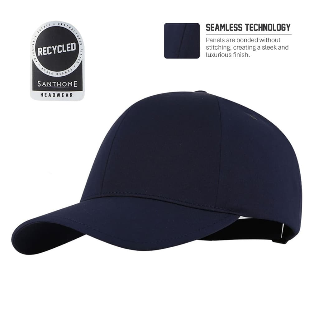 PEAK - Santhome® DryNCool® Advanced Seamless 6-Panel Cap - Black detail 6