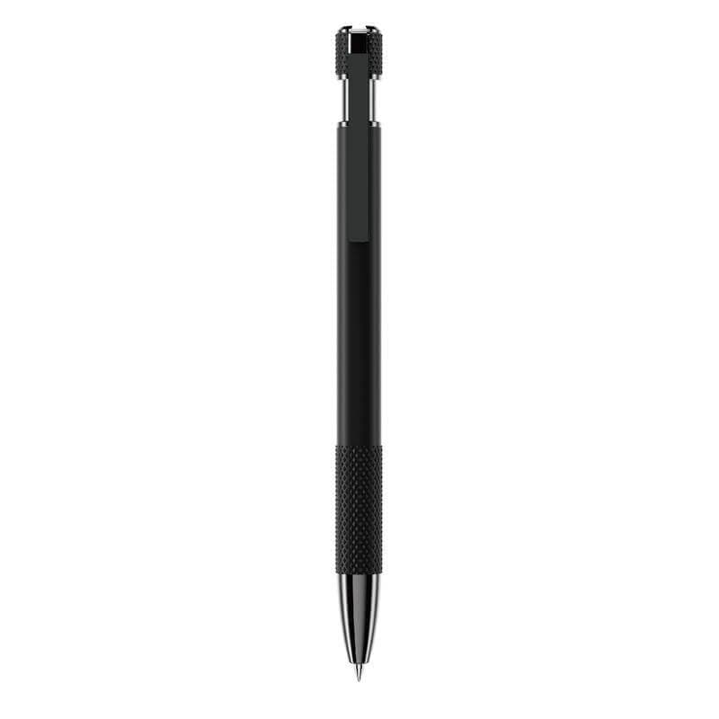 PILA - Recycled Aluminium Ballpoint Pen - Black detail 5