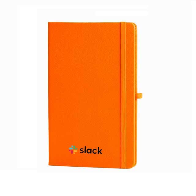 PINGER - Giftology A5 Hard Cover Ruled Notebook - Orange detail 2