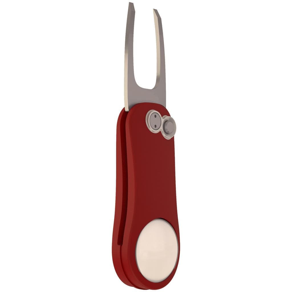 Pitchfix Original 2.0 Divot Tool - Red detail 4