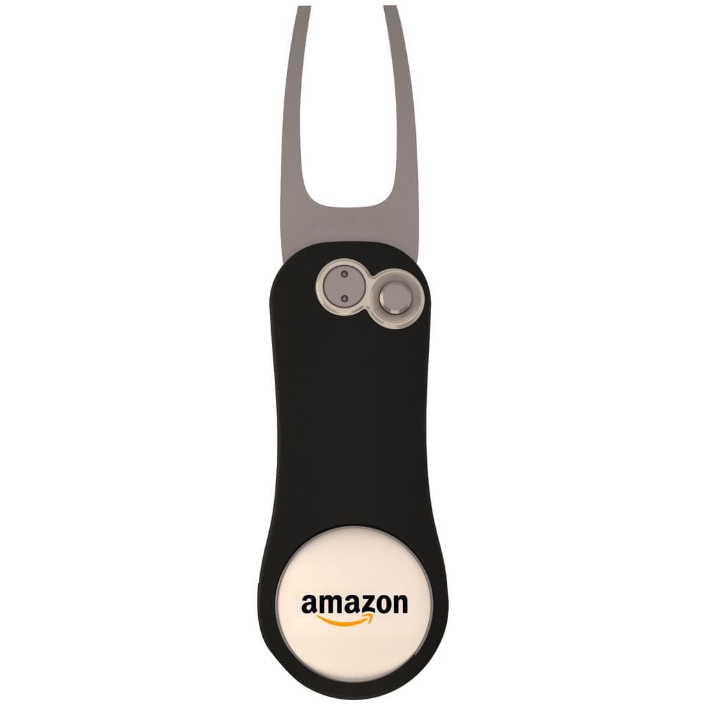 Pitchfix Original 2.0 Golf Divot Tool - Black detail 2