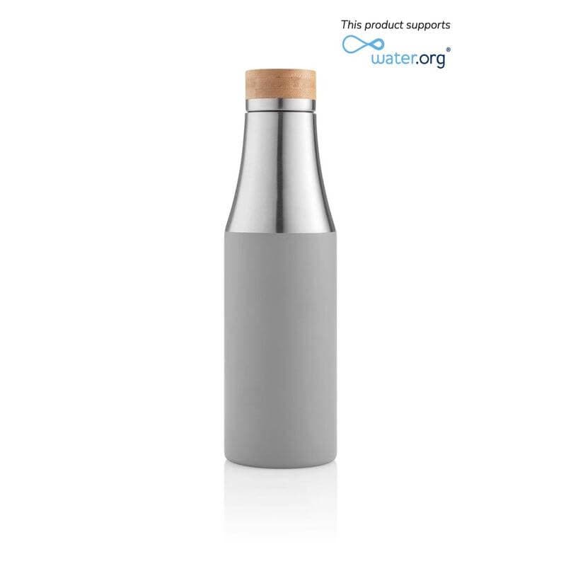 R-BREDA - CHANGE Collection Recycled Insulated Water Bottle - Grey corporate gift