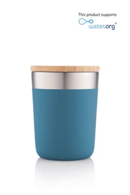 R-LAREN - CHANGE Collection Recycled Insulated Mug Blue