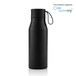 R-NEBRA - CHANGE Collection Recycled Stainless Steel Vacuum Bottle Black