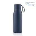 R-NEBRA - CHANGE Collection Recycled Stainless Steel Vacuum Bottle with Loop Navy Blue