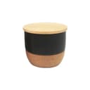 RAAHA - Arabic Oudh Scented Candle in Ceramic Holder with Bamboo Lid Black