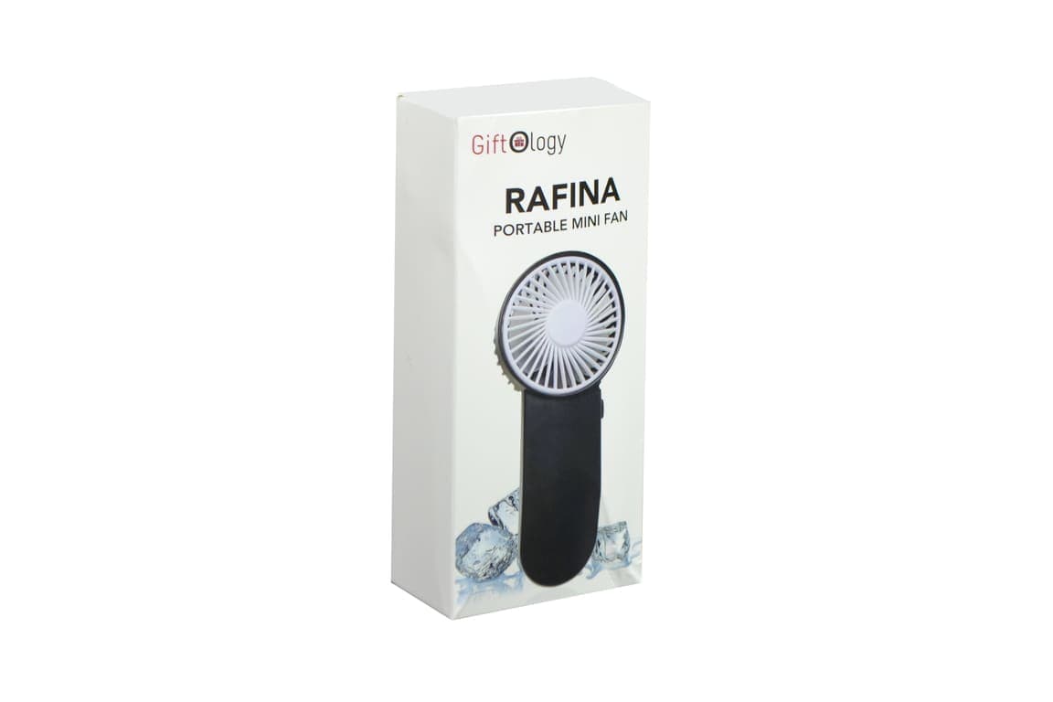 RAFINA - Portable Desk/Hand Fan (Battery operated) - Black detail 6