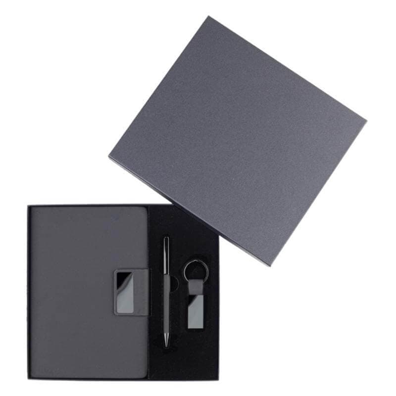 REGENT - Giftology Set of Notebook, Keychain and Pen - Black detail 6