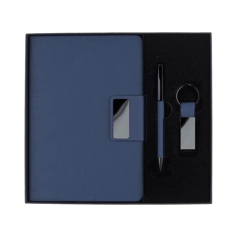 REGENT - Giftology Set of Notebook, Keychain and Pen - Blue detail 2