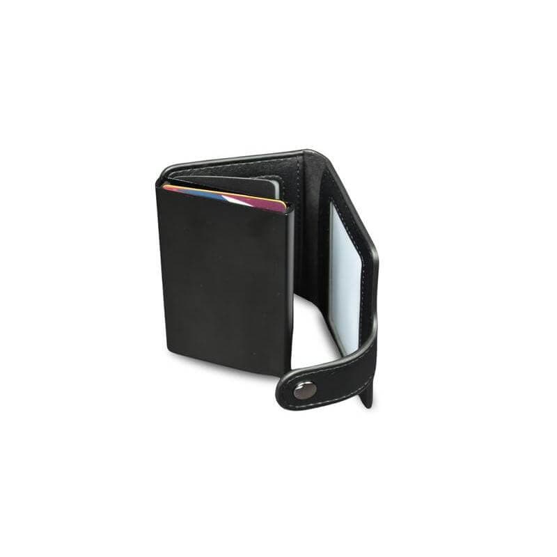 REINE - Set of RFID Card Holder, Key Chain and Pen - Black detail 4