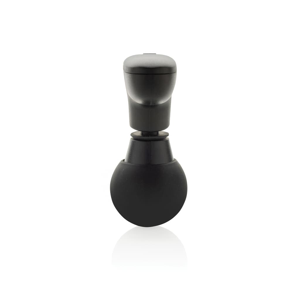 Revix RCS recycled plastic massage gun, black detail 3