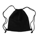 RINGE - Cotton Drawstring Bag Black
