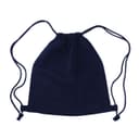 RINGE - Cotton Drawstring Bag Navy Blue