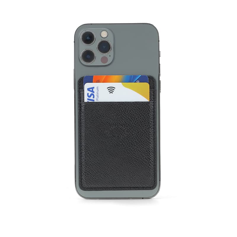 ROMA - Santhome® 2-in-1 Mag Cardholder and Inbuilt NFC Digital Business Card - Black detail 7