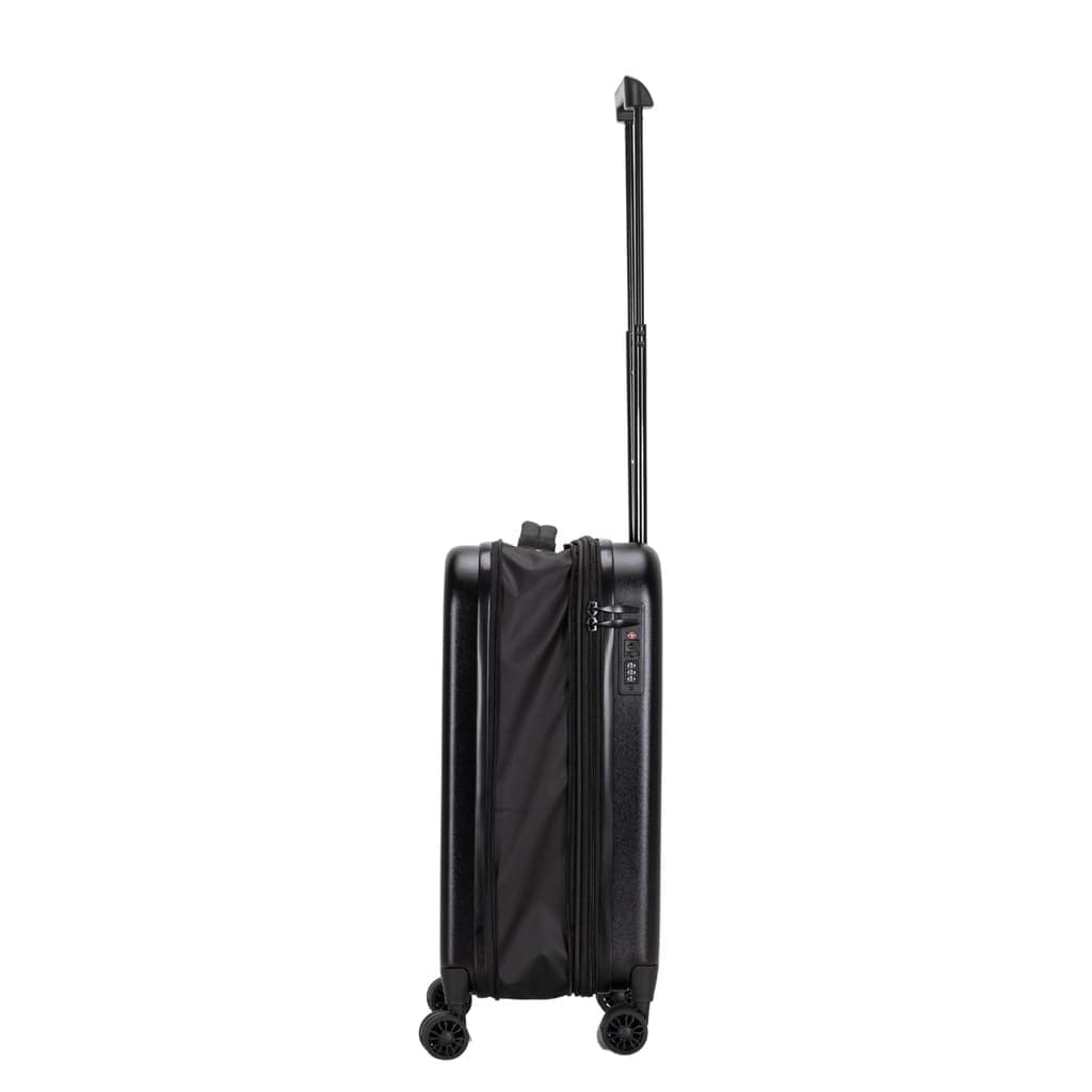 ROSTOCK - SANTHOME Foldable Cabin Trolley Bag - Black Matt Finish detail 3