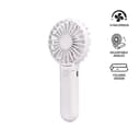 ROTO - Rechargeable Handheld Fan with Foldable Desk Stand White