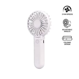ROTO - Rechargeable Handheld Fan with Foldable Desk Stand White