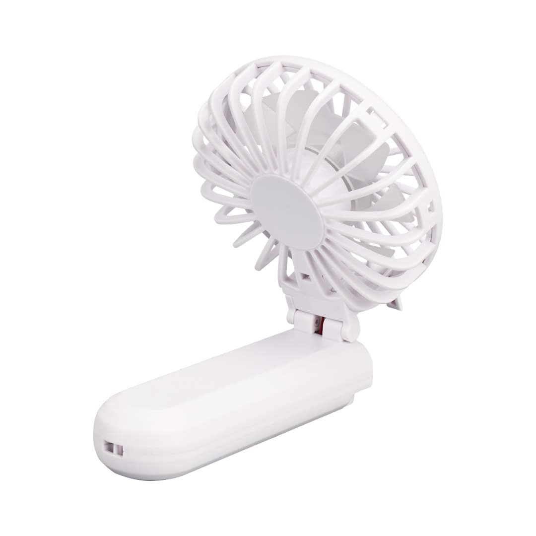ROTO - Rechargeable Handheld Fan with Foldable Desk Stand - White detail 3